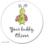 Sugar Cookie Gift Stickers - Larry the Ladybug